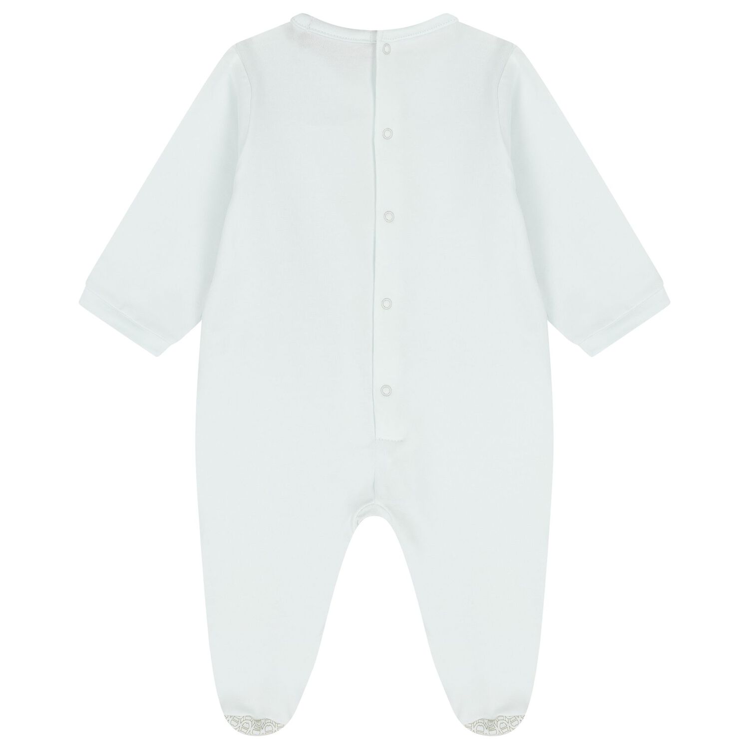 Baby Boys Blue & Gold Logo Babygrow Gift Set , 2, hi-res