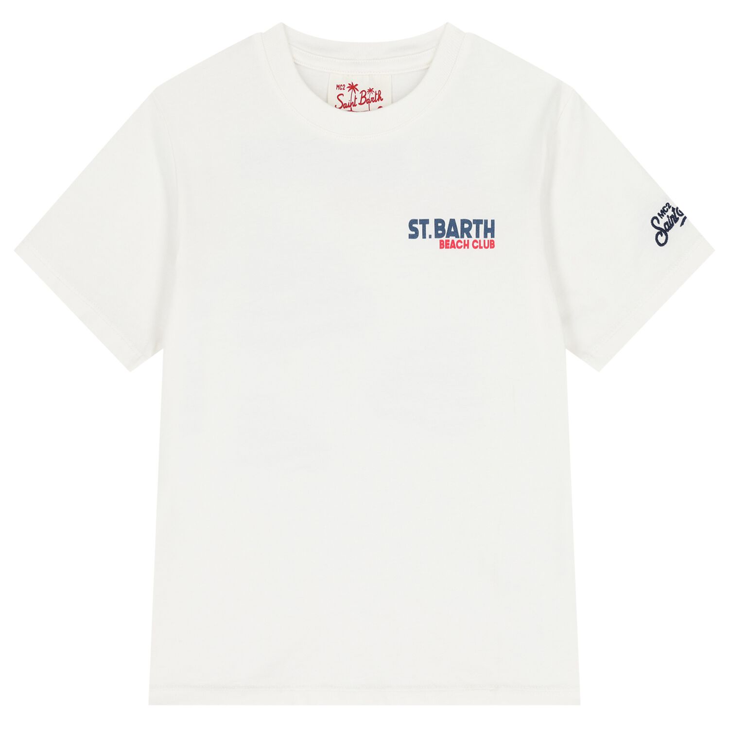 Boys White Logo T-Shirt, 1, hi-res
