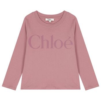 Girls Mini Me Pink Long Sleeve Top