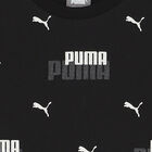 تيشيرت بالشعار باللون الأسود للأولاد, 1, hi-res