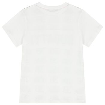 Boys White Logo T-Shirt