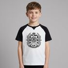 Boys Black & White Logo T-Shirt       , 1, hi-res