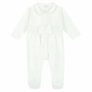 Baby Girls White Babygrow