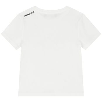 Boys White Logo T-Shirt