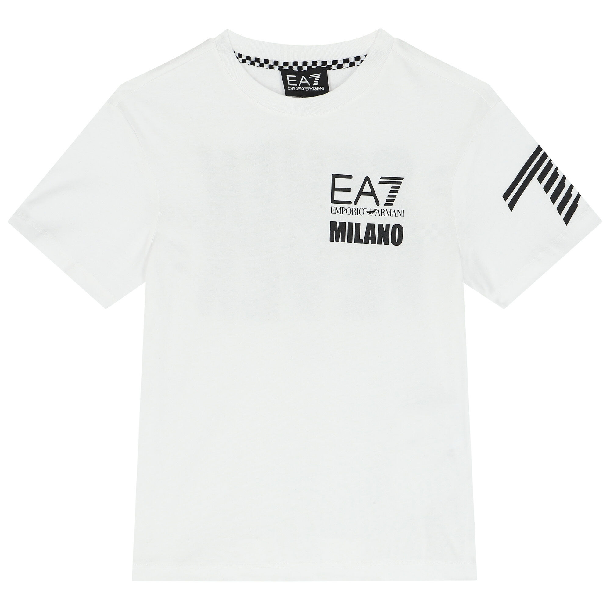 Ea7 white t shirt deals