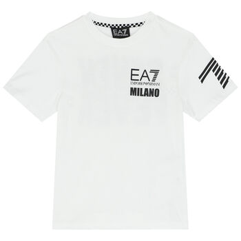 Boys White Logo T-Shirt