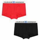Boys Black & Red Boxer Shorts ( 2-Pack ), 2, hi-res