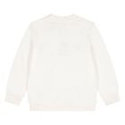 Younger White Teddy Bear Logo Sweatshirt, 1, hi-res