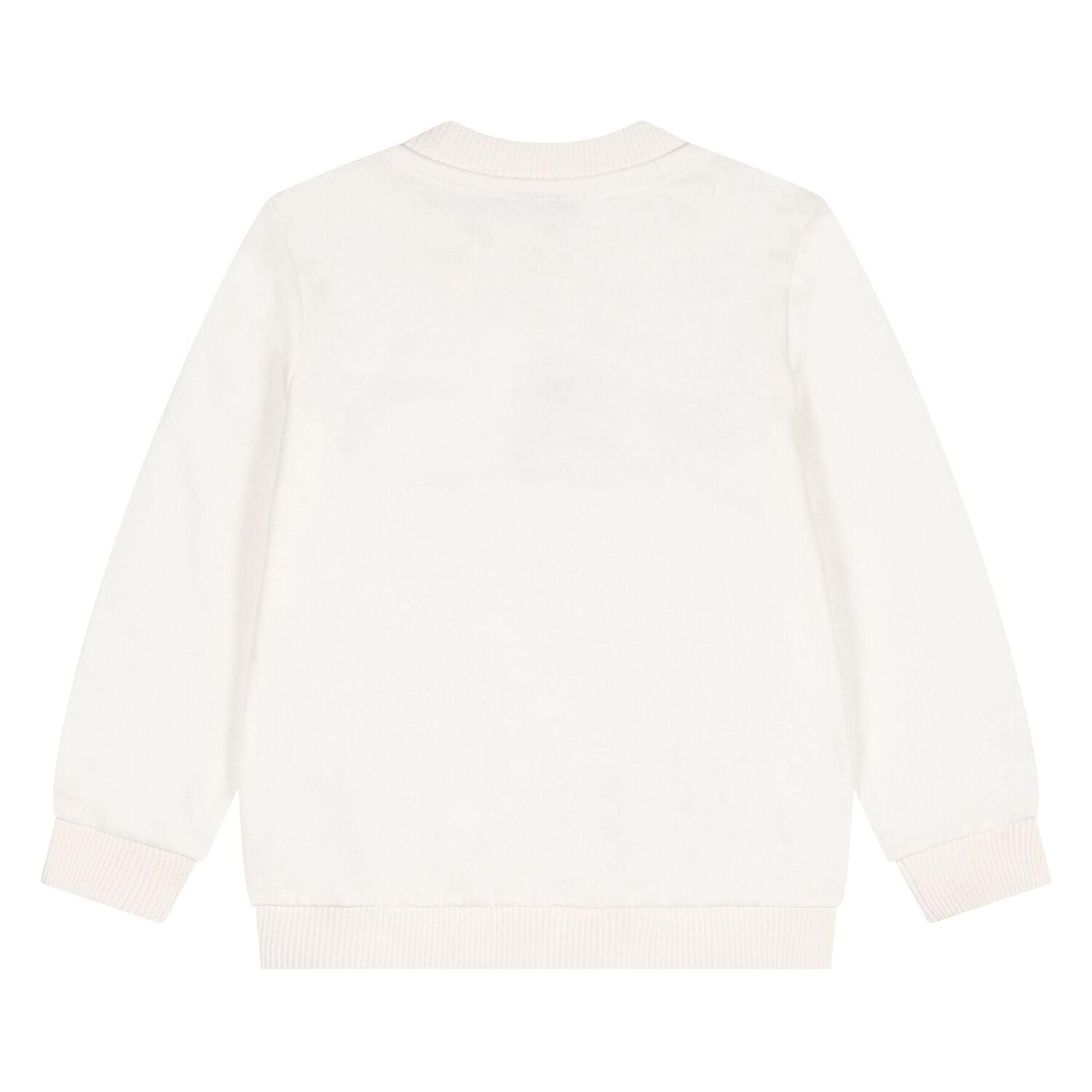 Younger White Teddy Bear Logo Sweatshirt, 1, hi-res