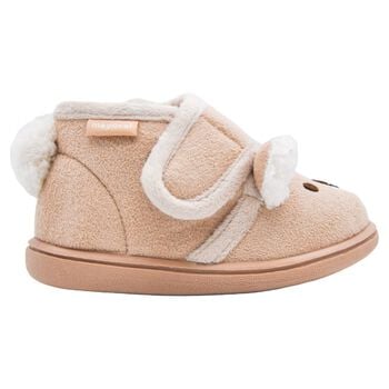 Younger Beige Teddy Bear Suede Shoes