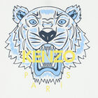 Boys White Tiger Logo T-Shirt, 1, hi-res