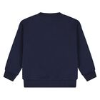 Younger Navy Blue Teddy Bear Logo Sweatshirt, 2, hi-res