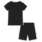 Boys Black Logo Dri-Fit Shorts Set, 1, hi-res