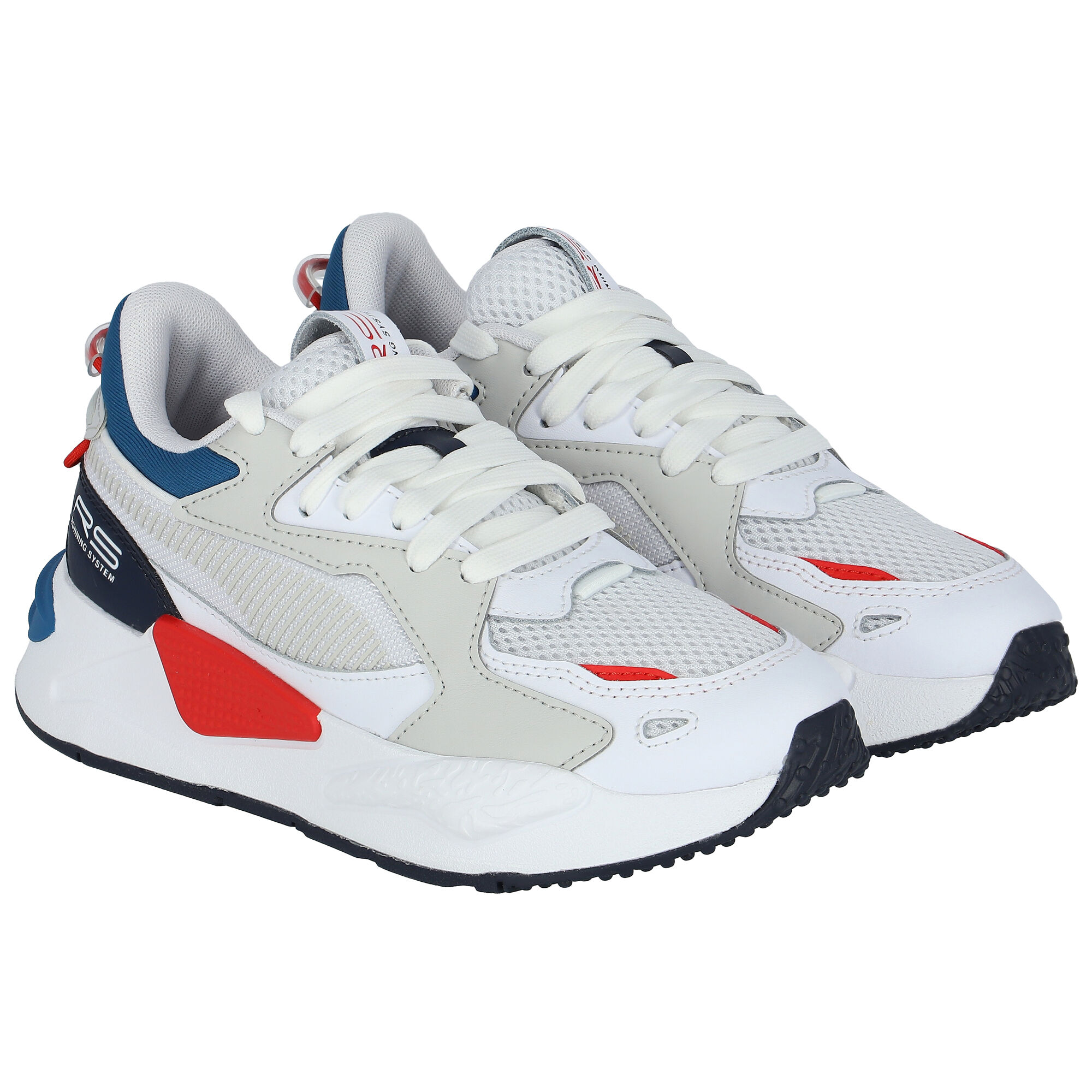 Puma White Red Blue RS Z Core Jr Trainers Junior Couture KSA