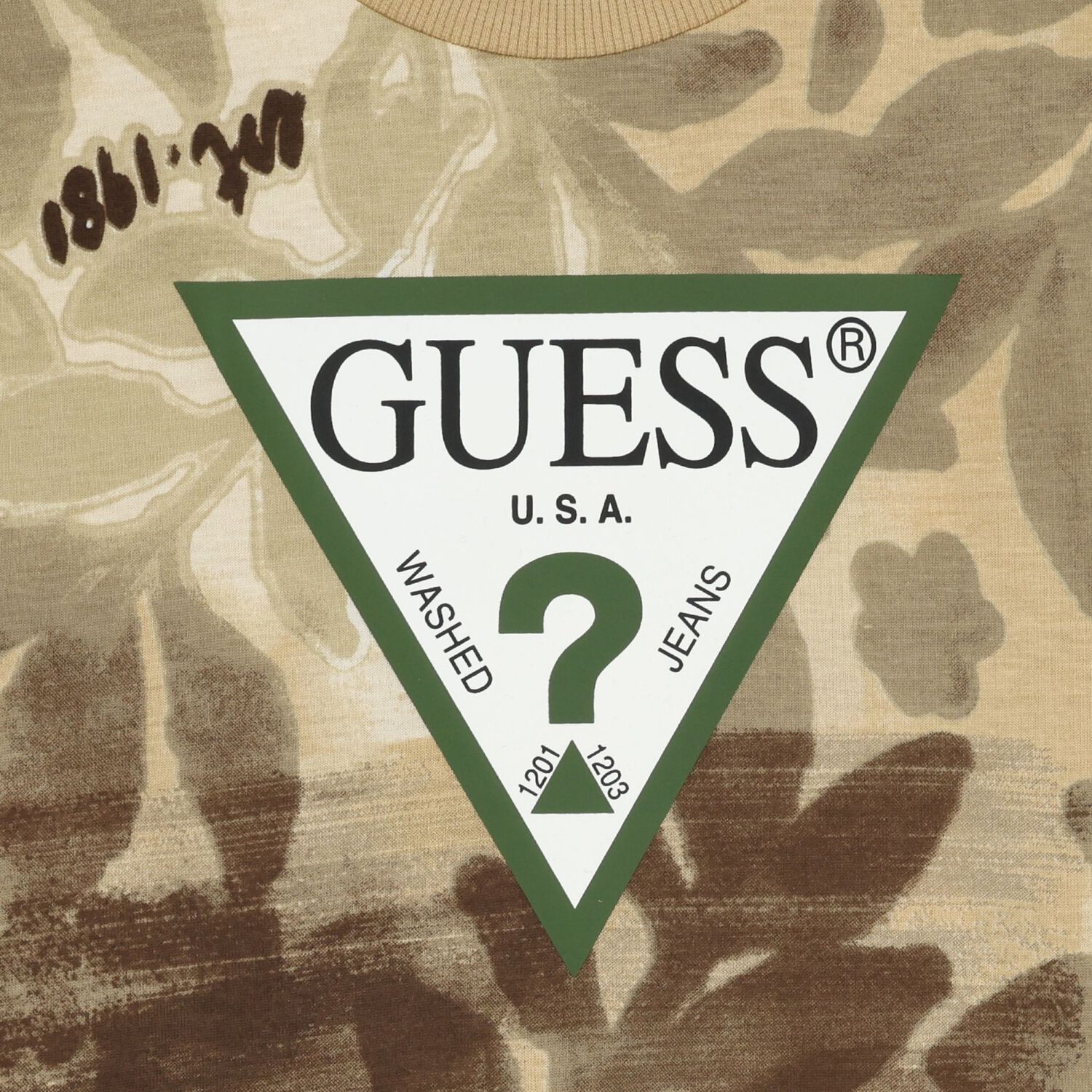 تيشيرت للأولاد بالشعار باللون البيج, 2, hi-res