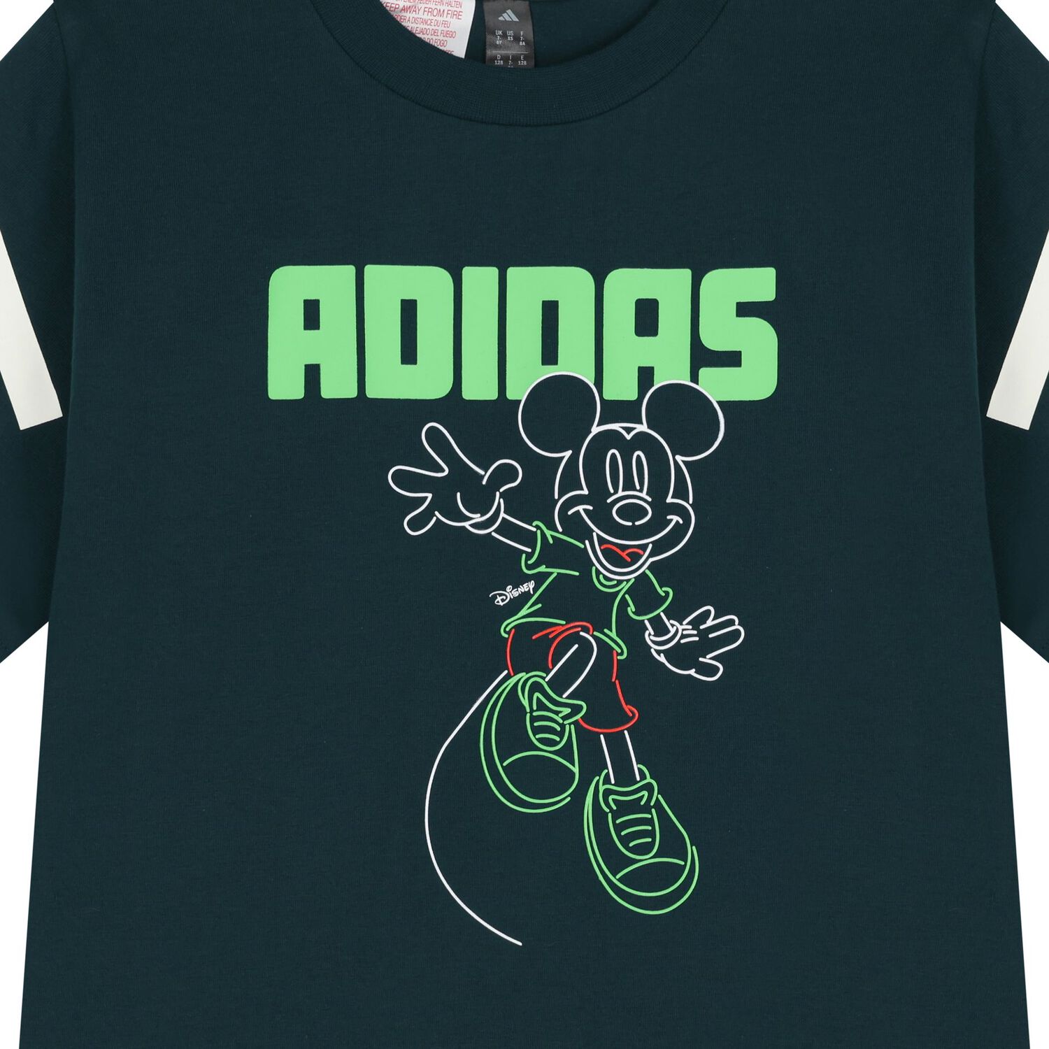 مجموعة شورت بشعار ديزني باللون الأخضر, 1, hi-res