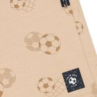 Boys Beige Football Shorts, 1, hi-res