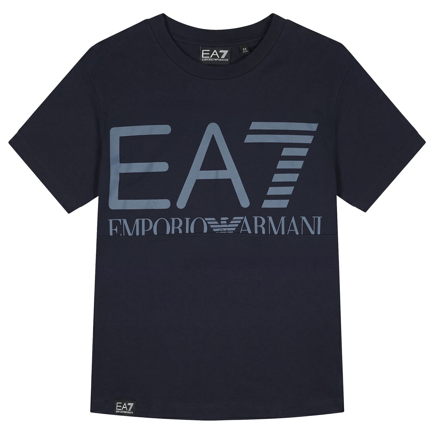 Boys Navy Blue Logo T-Shirt, 2, hi-res