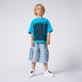 Boys Blue Logo T-Shirt