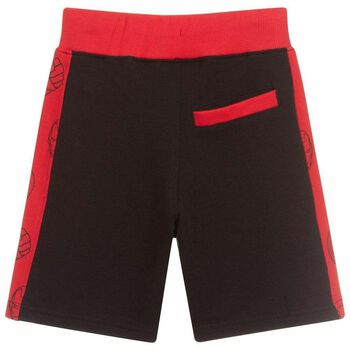 Boys Avengers Black & Red Shorts