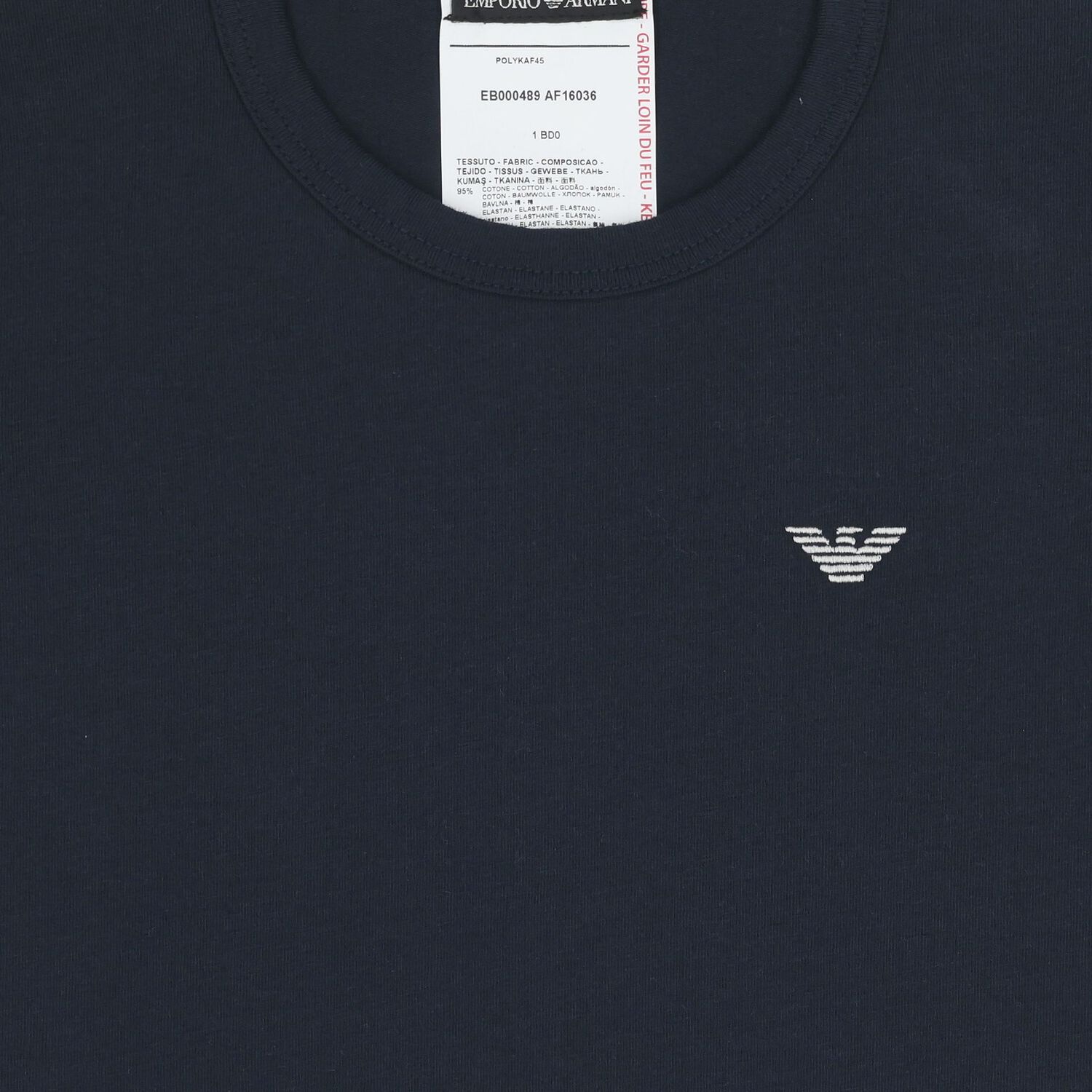 Boys White & Navy Blue T-Shirts ( 2-Pack ), 1, hi-res