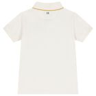 Boys Ivory Harry Polo Shirt, 2, hi-res