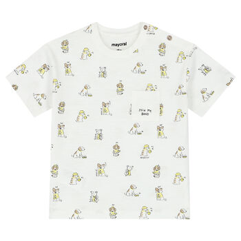 Younger Boys White T-Shirt