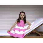 Girls Pink & White Dress, 1, hi-res