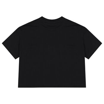 Girls Black Logo T-Shirt