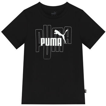 Boys Black Logo T-Shirt