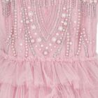 Baby Girls Pink Embellished Tulle Dress Set, 1, hi-res