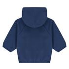 Boys Younger Blue Logo Hooded Top, 1, hi-res