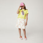 Girls White Logo Broderie Anglaise Skirt, 1, hi-res