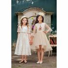 Girls Ivory Tulle Dress, 1, hi-res