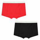 Boys Black & Red Boxer Shorts ( 2-Pack ), 2, hi-res