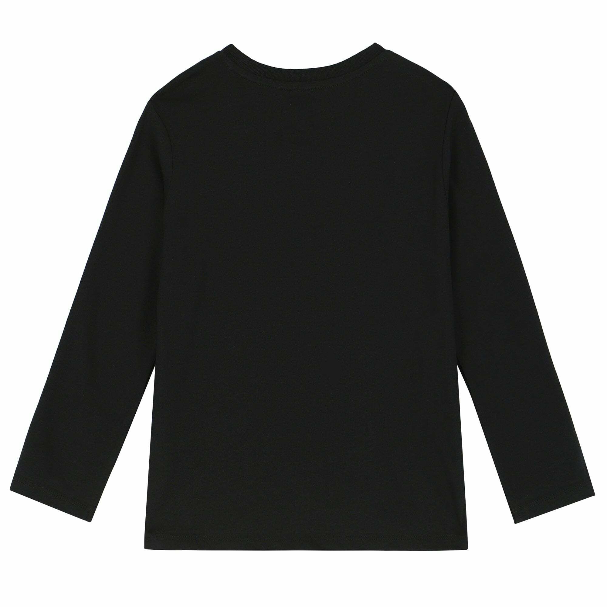 Kenzo Kids Girls Black Logo Long Sleeve 