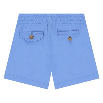 Baby Boys Blue Cotton Shorts