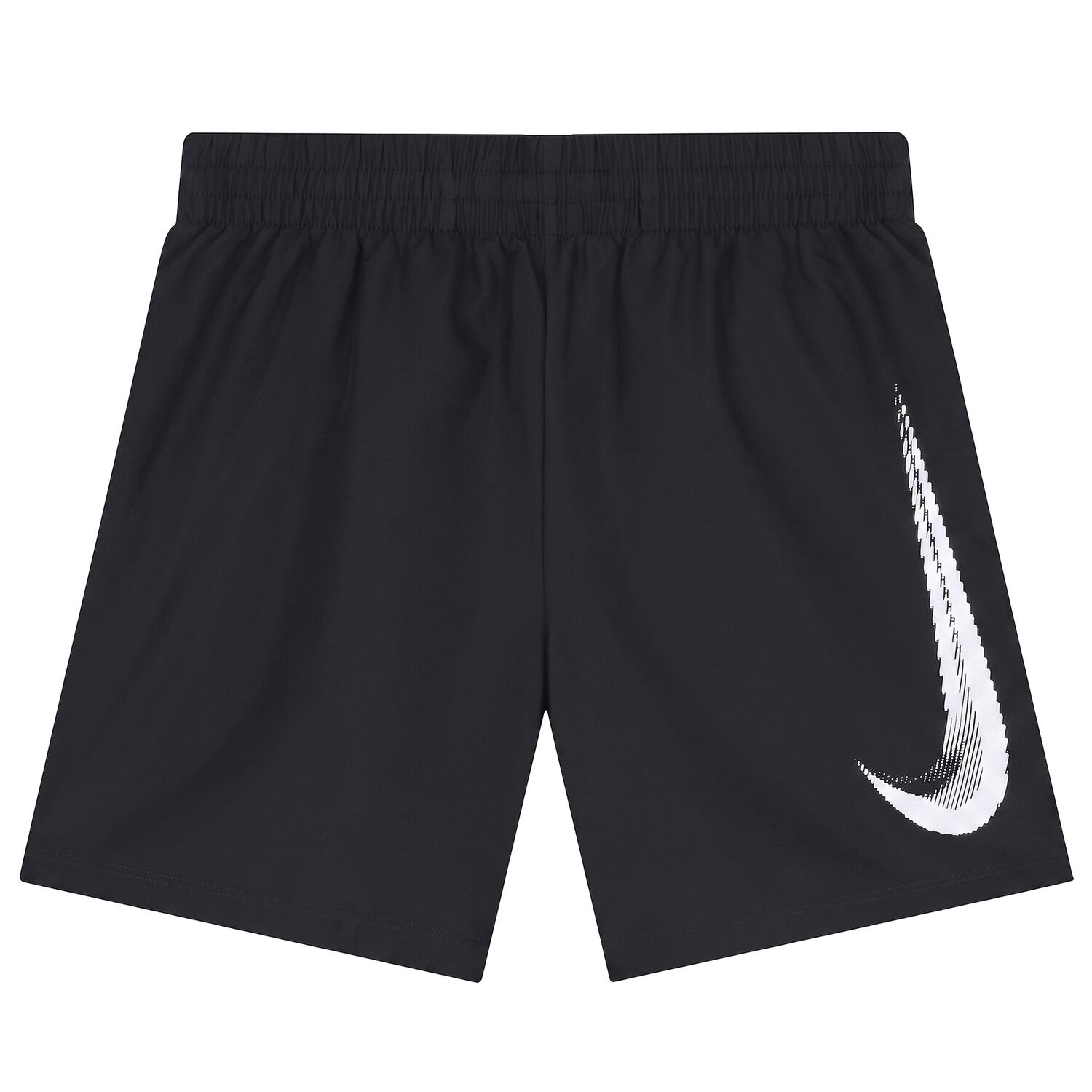 Boys Black Logo Shorts, 1, hi-res