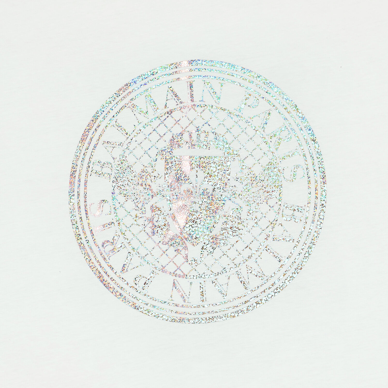 White Logo Baby Blanket, 1, hi-res