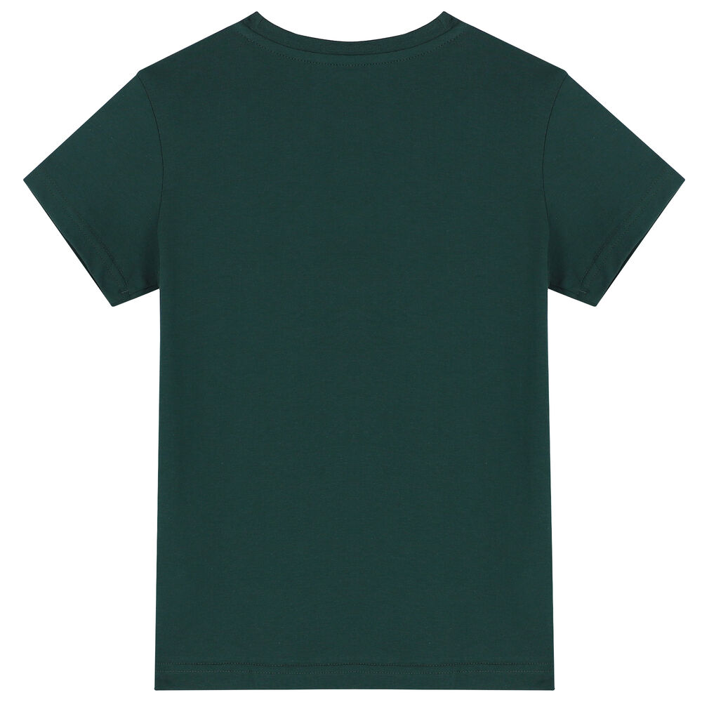 Originals T-Shirt Green Logo Couture USA | Junior adidas Trefoil