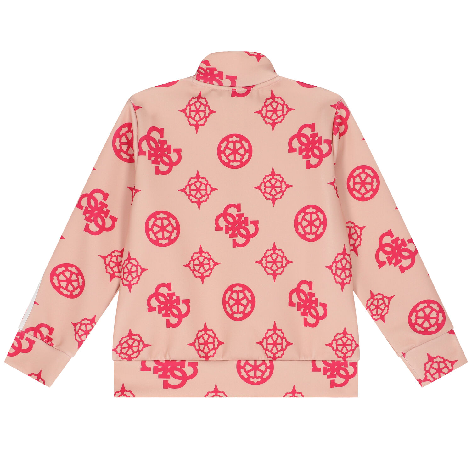 توب بنات بالشعار باللون البيج, 1, hi-res