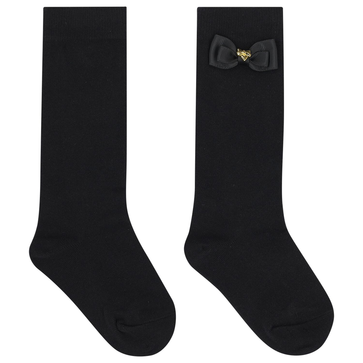 Girls Pink Monica Bow Socks, 1, hi-res