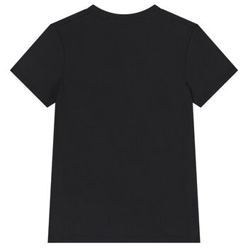 Boys Black Logo T-Shirt