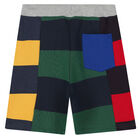 Boys Multi-Colored Logo Shorts, 1, hi-res