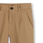 Boys Beige Chino Trousers, 1, hi-res