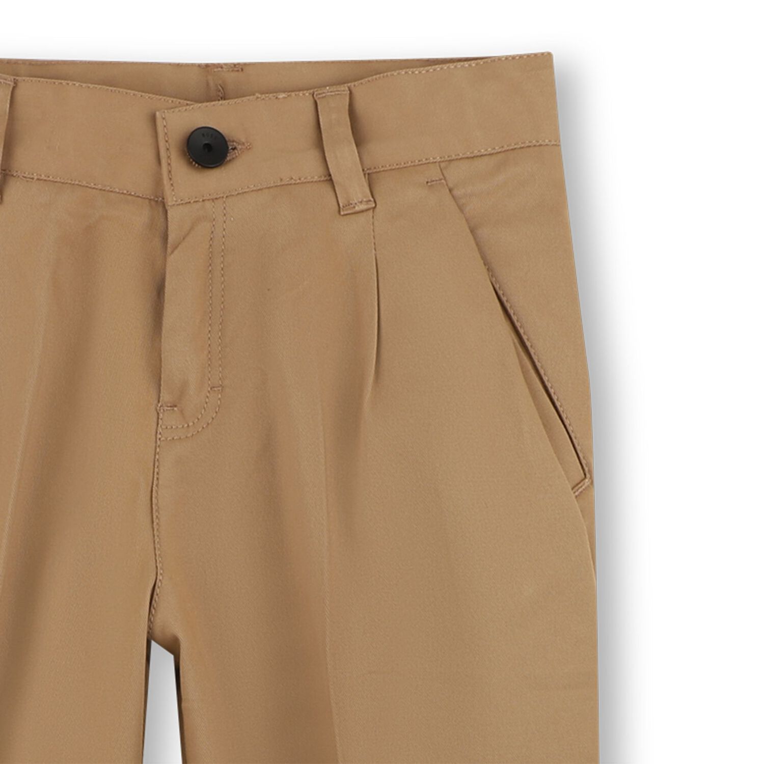 Boys Beige Chino Trousers, 1, hi-res