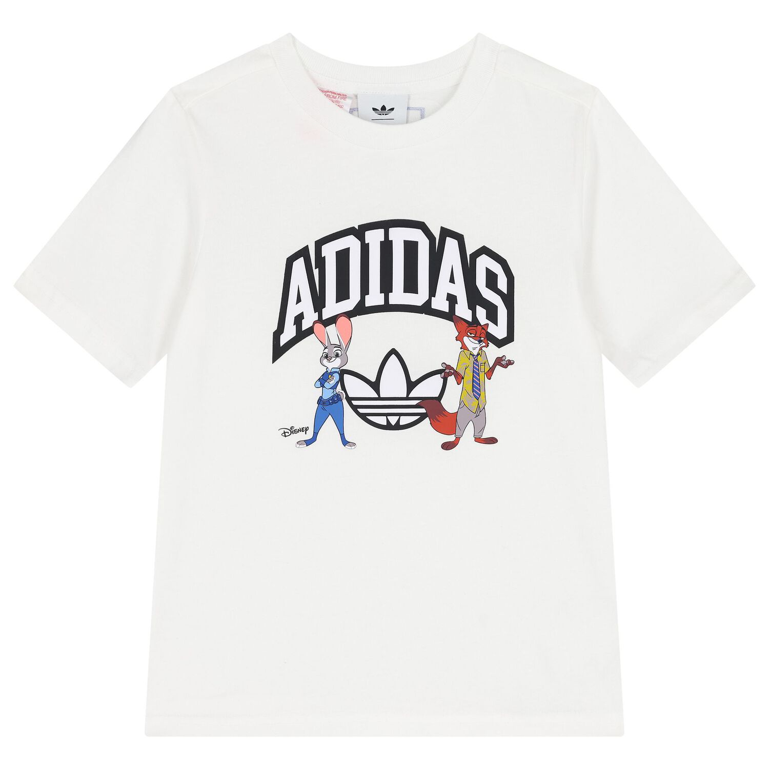 White & Blue Disney Logo Shorts Set, 1, hi-res image number null