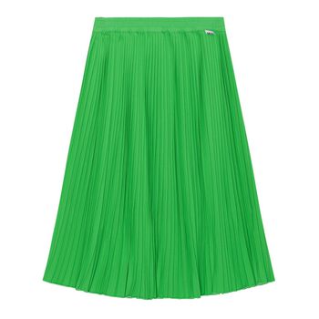 Girls Green Pleated Becka Skirt