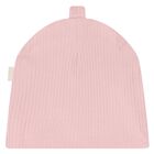 طقم هدايا بدلة وقبعة اطفال باللون العاجي  والوردي , 2, hi-res