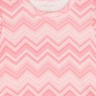 Girls Pink Zig Zag Pyjamas, 1, hi-res